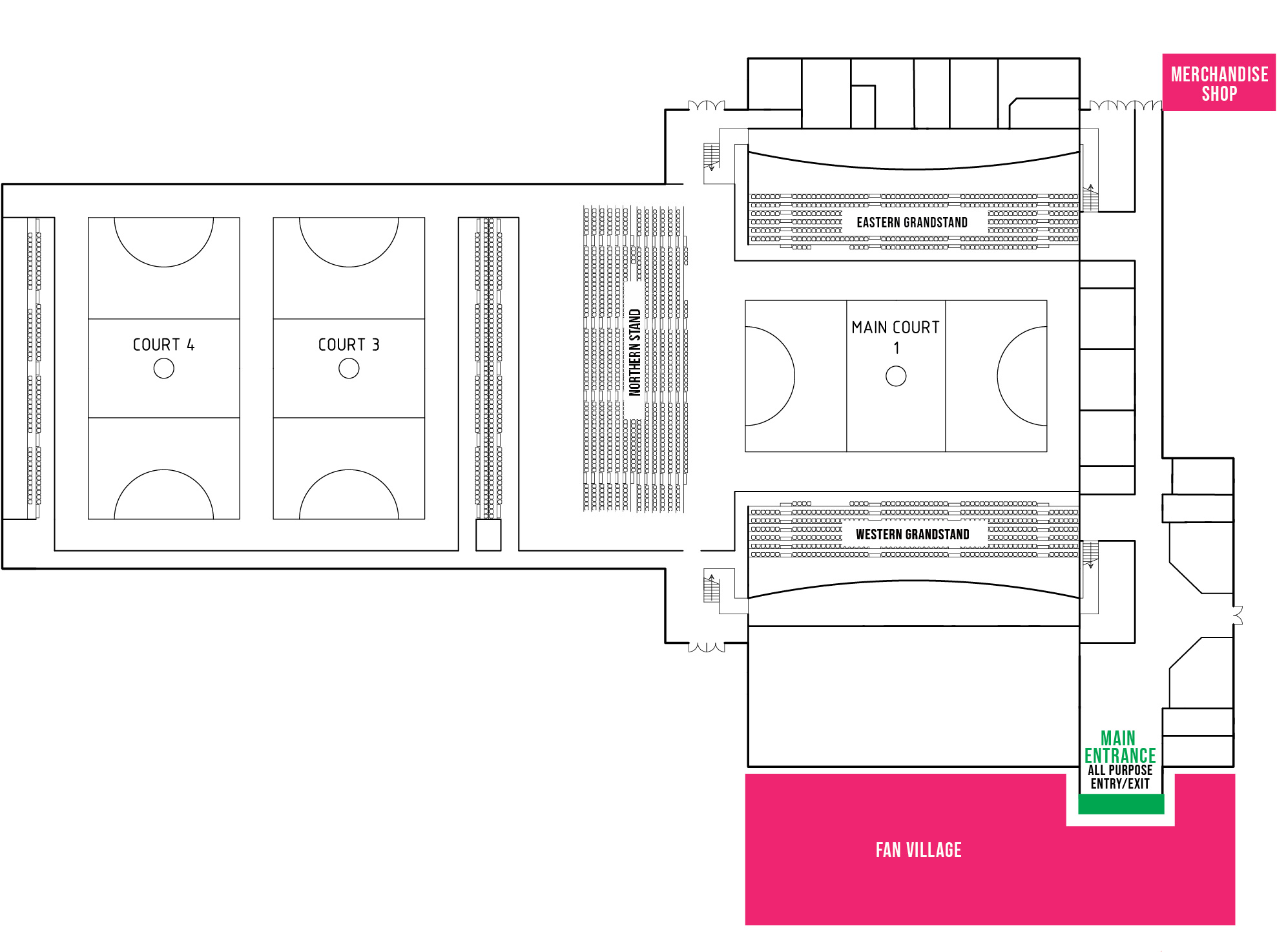 Round 4 Stadium Map